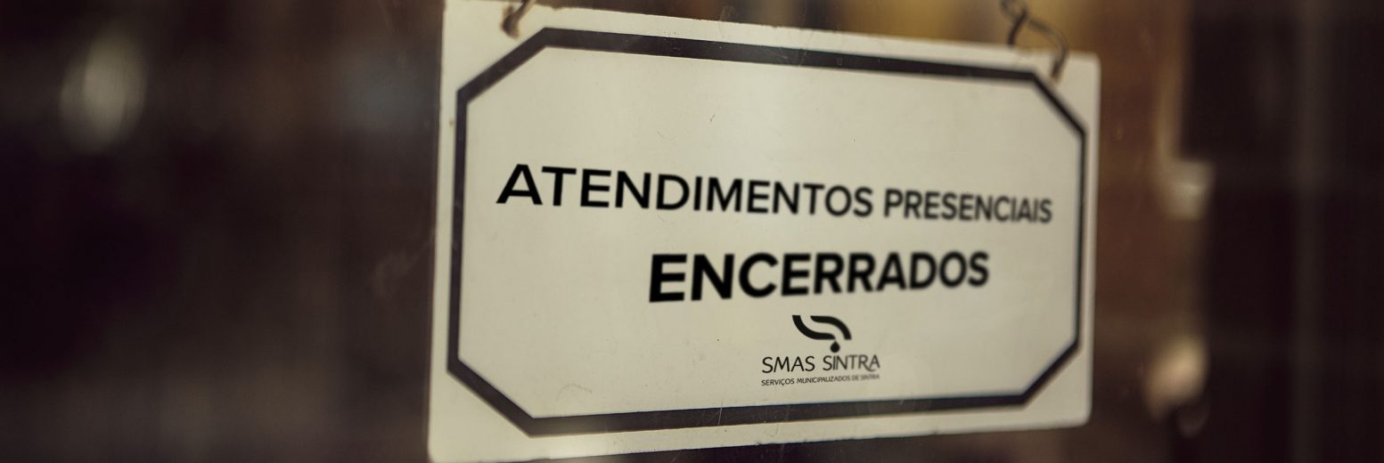 Atendimentos presenciais encerrados