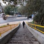 Obras na escadaria da Rua do Alecrim (Rinchoa) concluídas