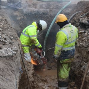 Renovação de troço de conduta de DN 250 em Chão de Meninos