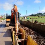 Empreitada de prolongamento da rede de saneamento em Aruil (Almargem do Bispo)